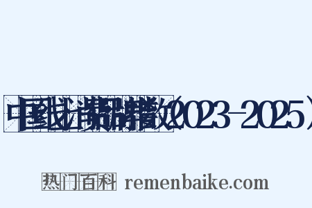 中国线上消费品牌指数（2023-2025）是什么意思的图片